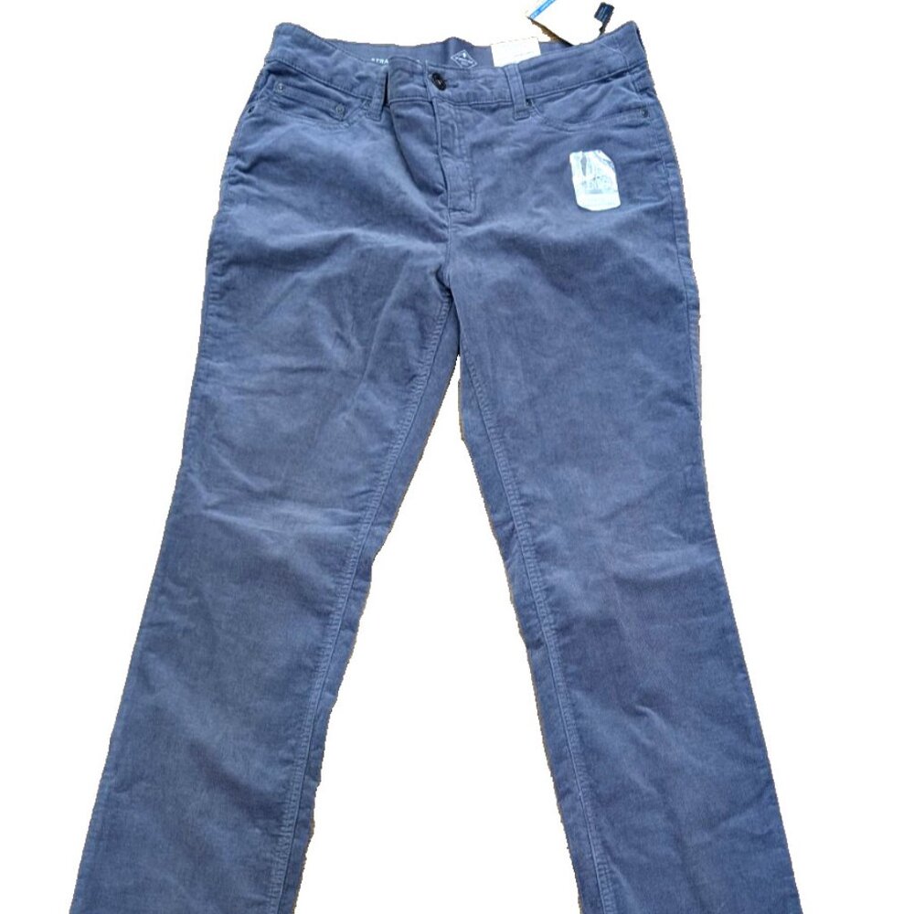 St. John's Bay | Mid-Rise Slimming Straight Leg Jean Size 12 Gray